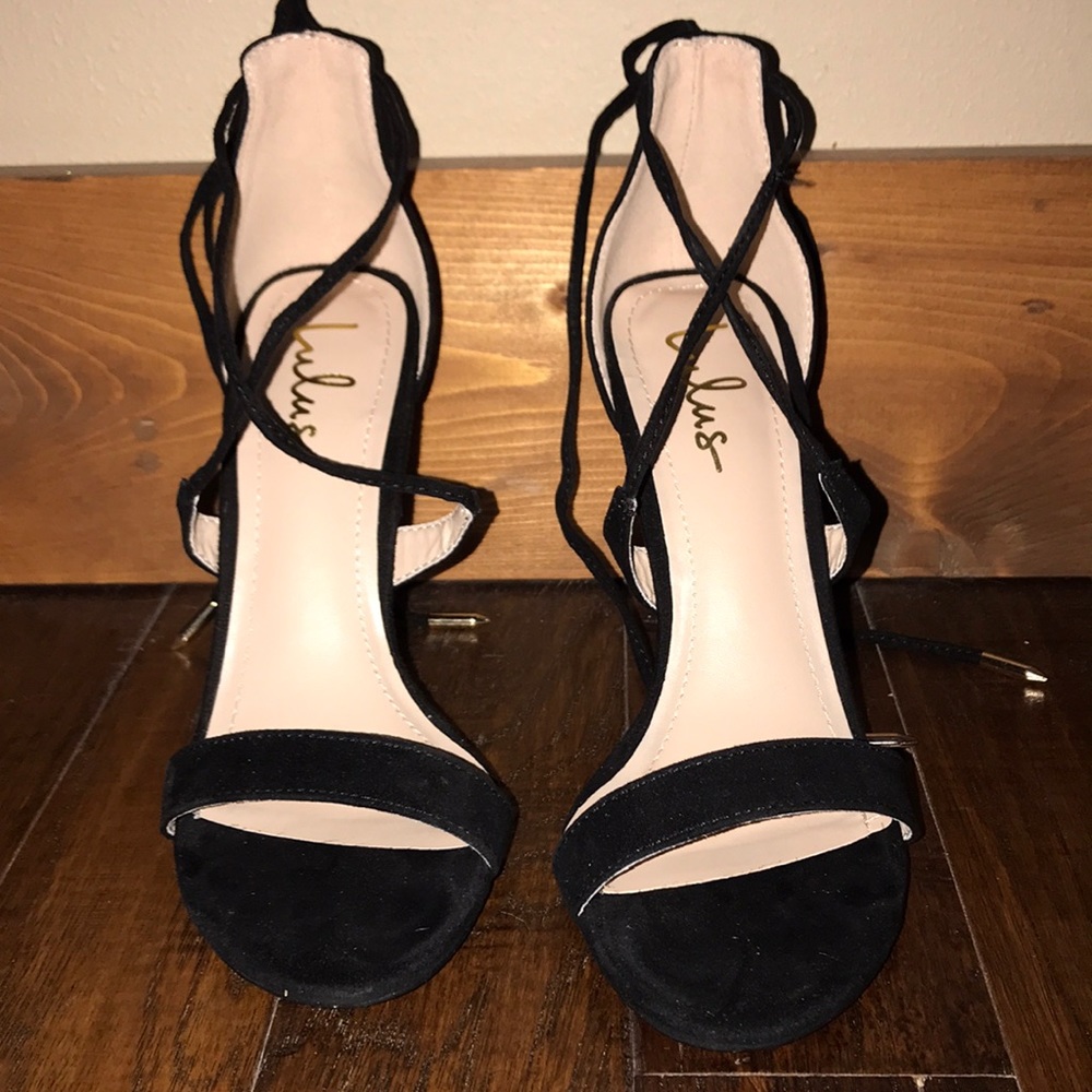 Black Lulus High Heels